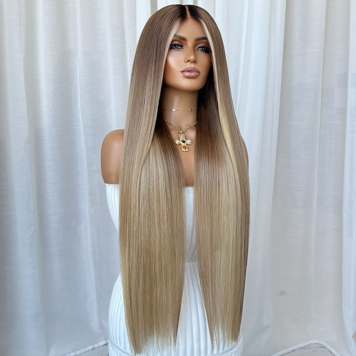 ELISE | FULL LACE STRETCH CAP | M-L