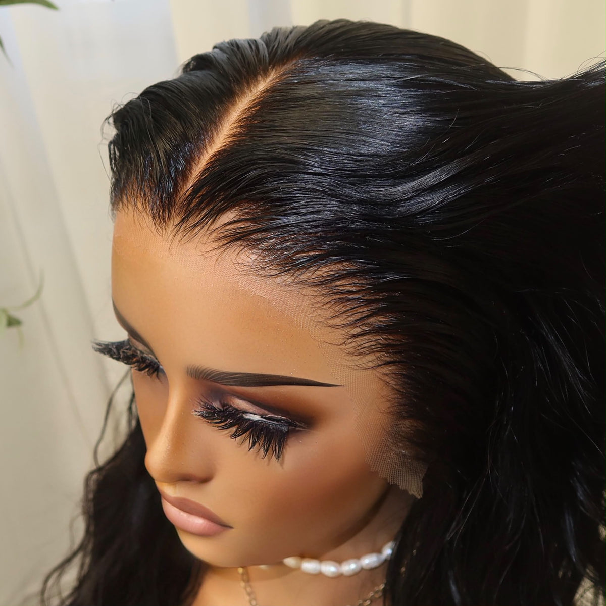 KING KYLIE RAW WAVY BLACK | HD FULL LACE STRETCH CAP | S-M