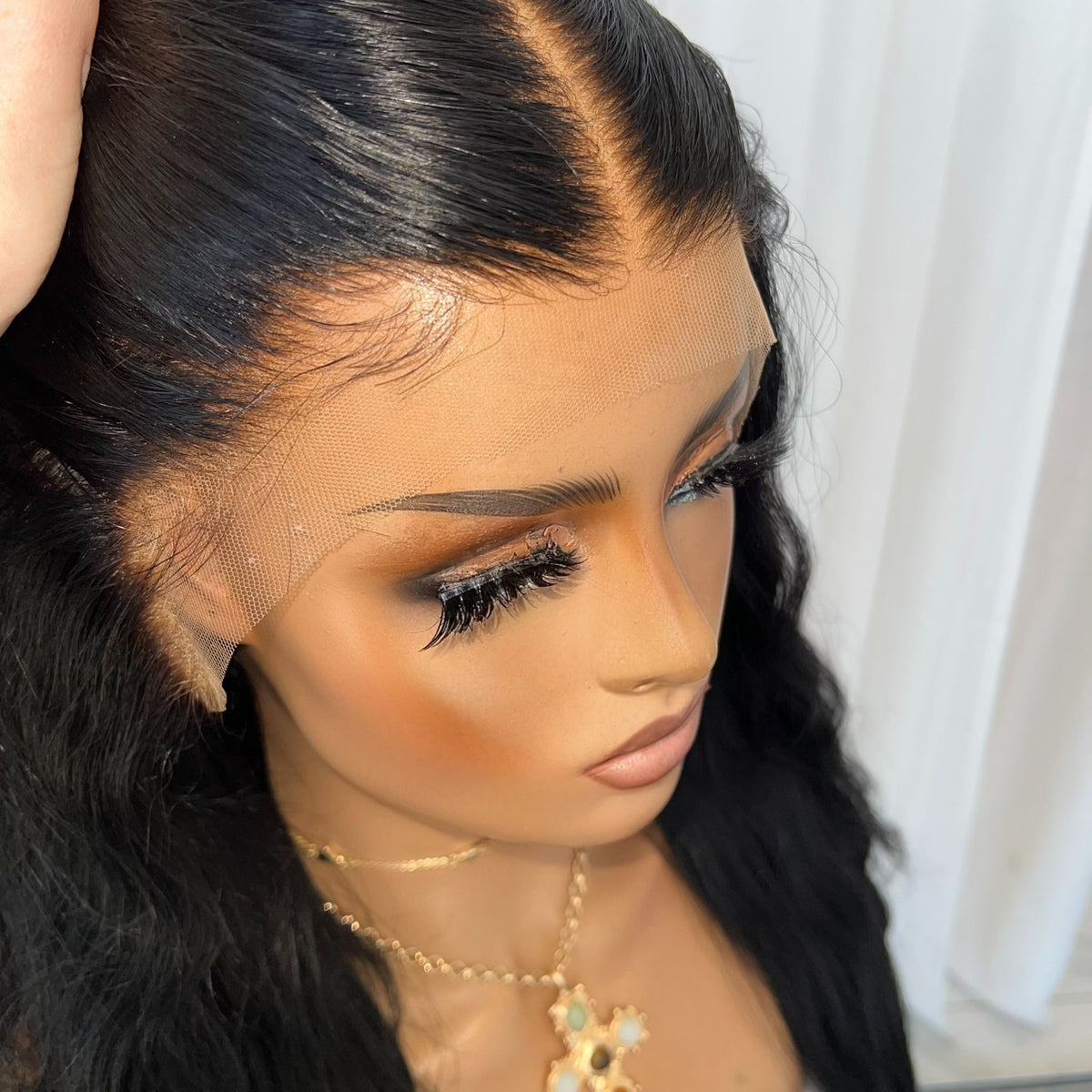 KING KYLIE BLACK | HD FULL LACE STRETCH CAP | M-L