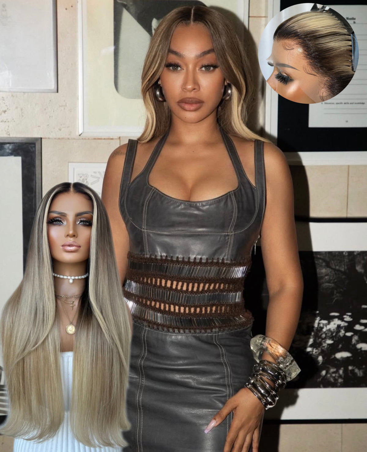 REMINI | LACE FRONT | M-L