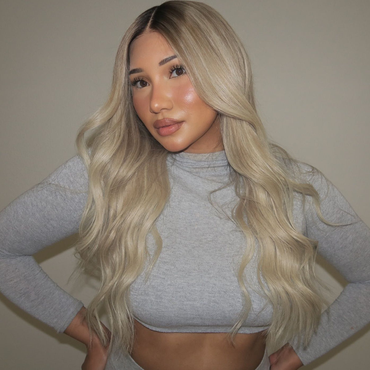 DAISY BLONDE | HD FULL LACE STRETCH CAP | XS-S