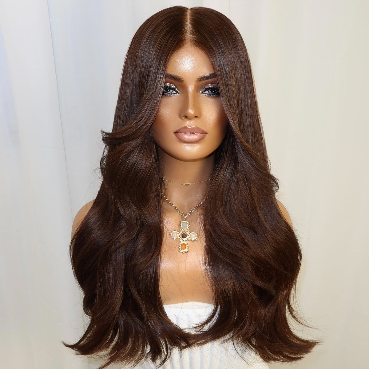 KING KYLIE DARK BROWN | HD CLOSURE | S-M