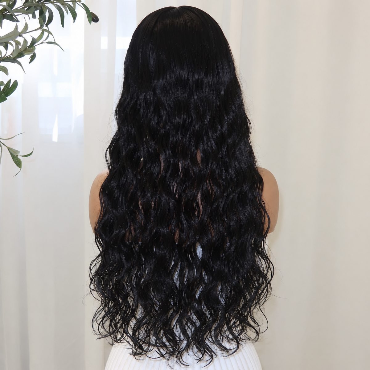 KING KYLIE BLACK WAVY | HD FULL LACE STRETCH CAP