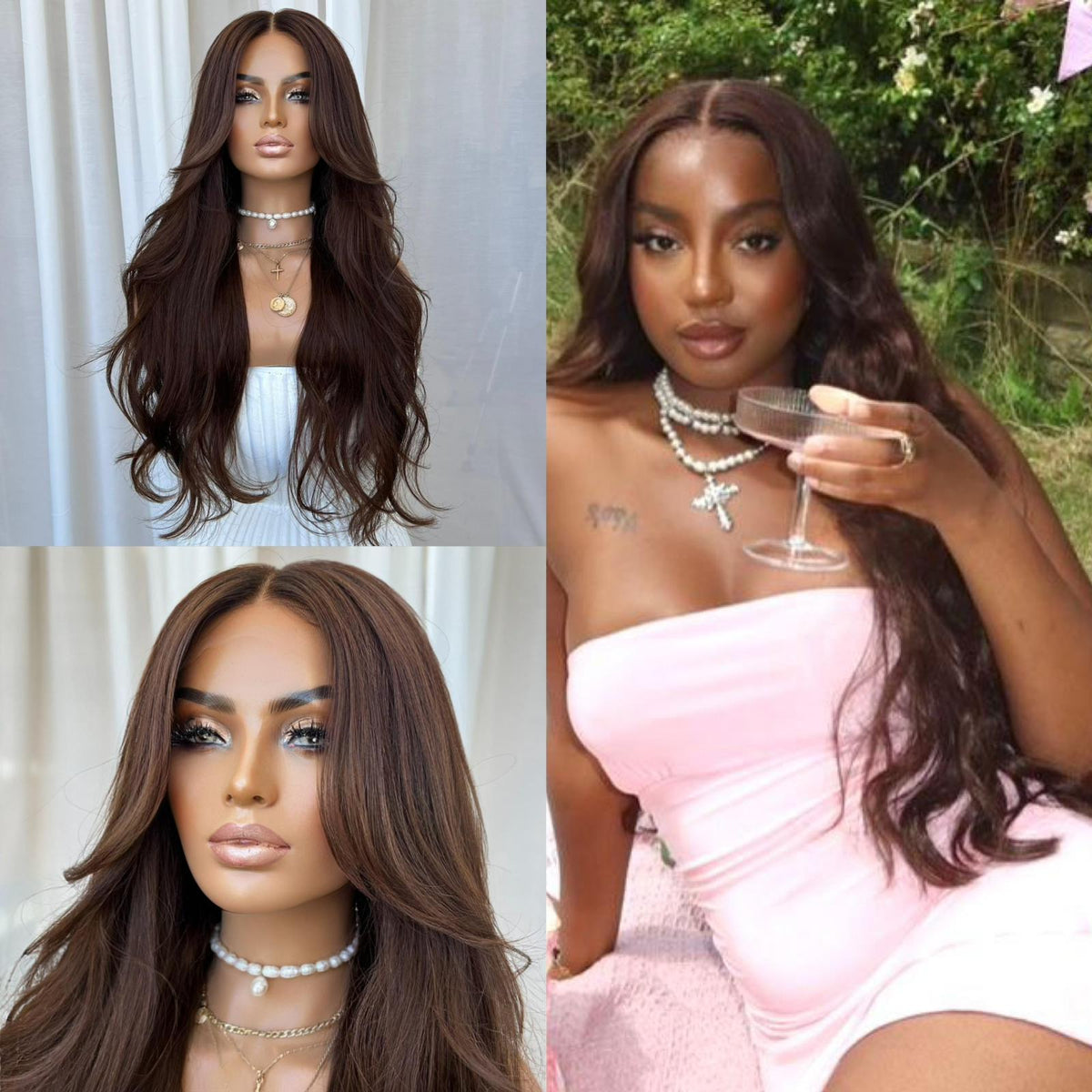 MADISON BROWN | HD FULL LACE STRETCH CAP | X-S