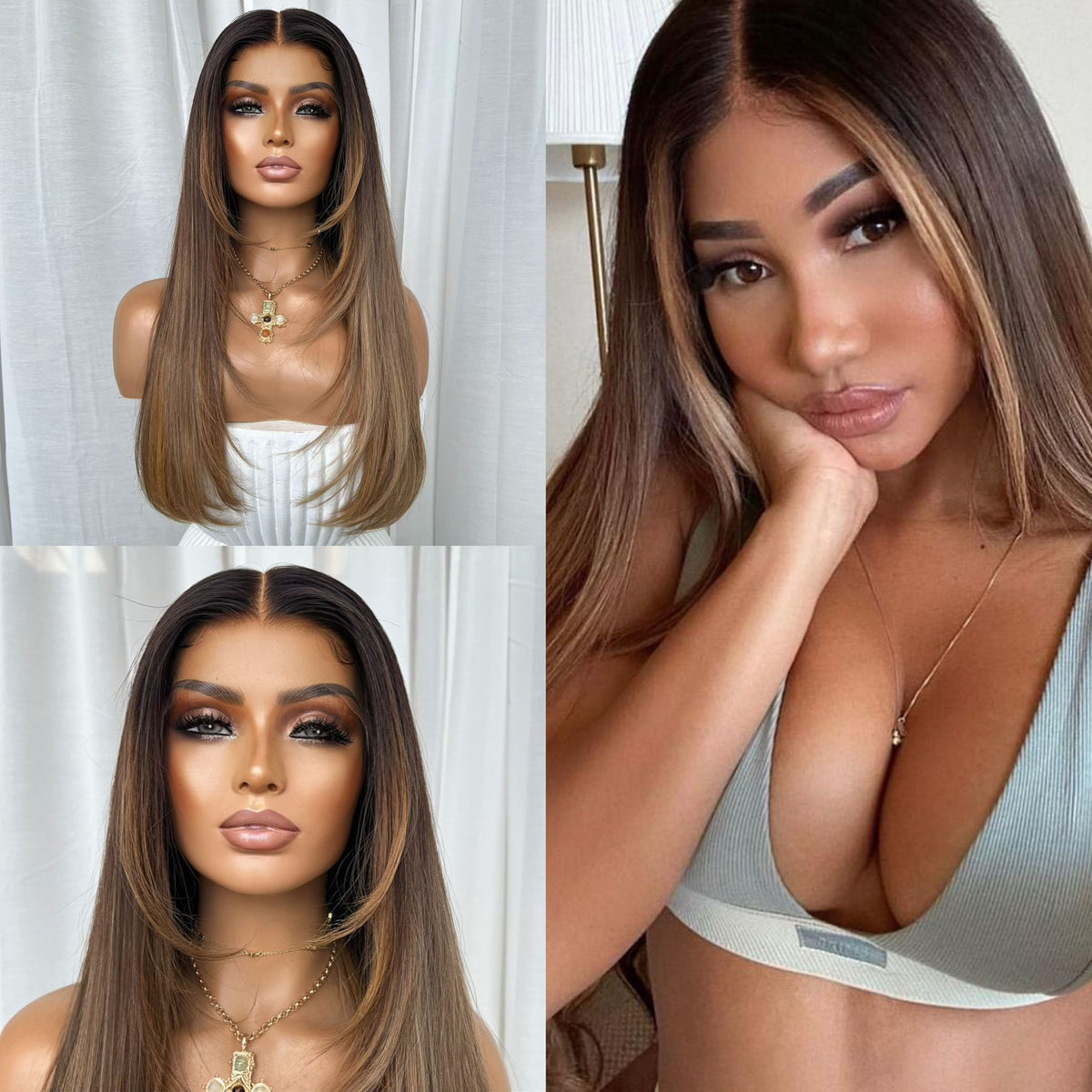 ZARIA | HD FULL LACE STRETCH CAP | XS-S