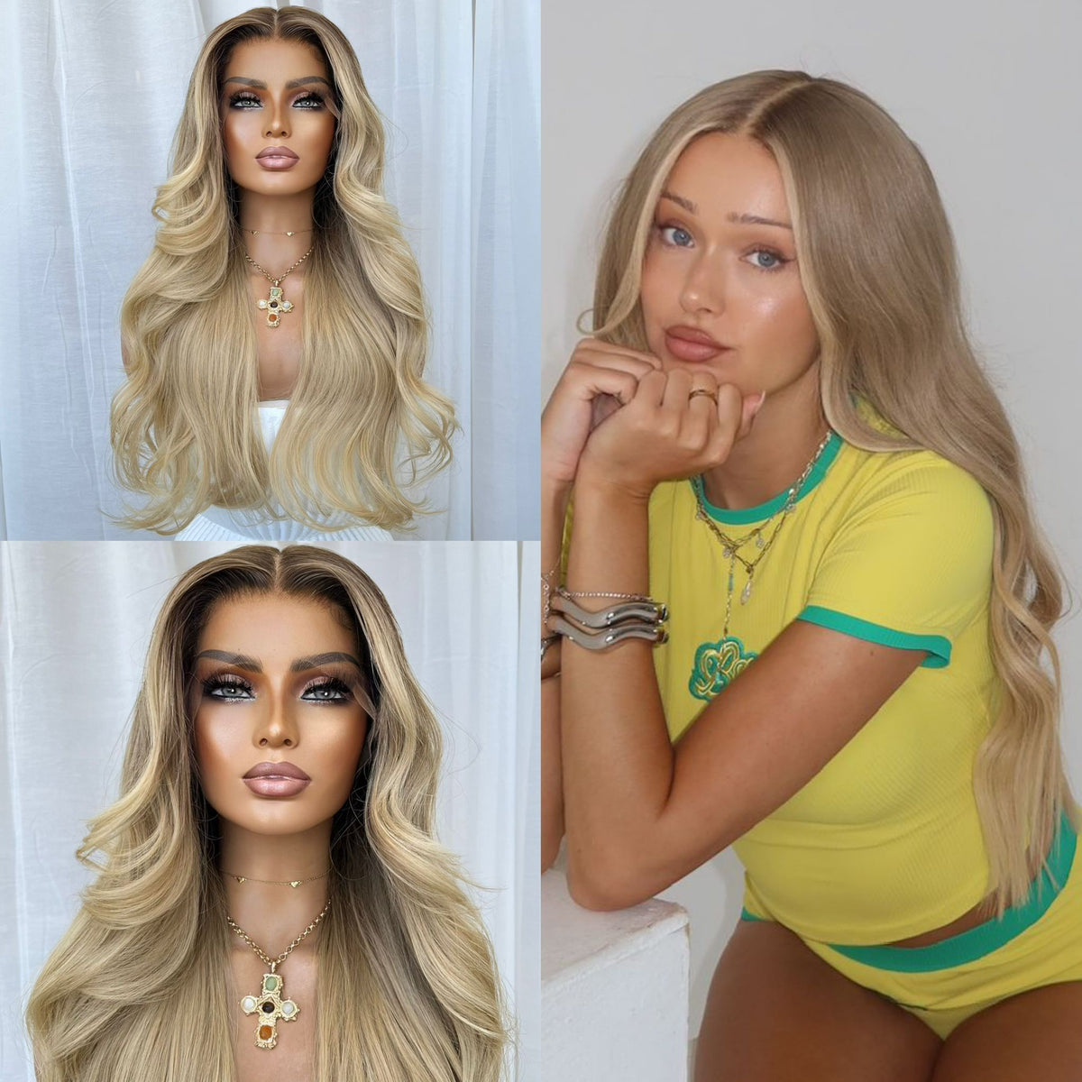 ELOISE | HD FULL LACE STRETCH CAP | M-L