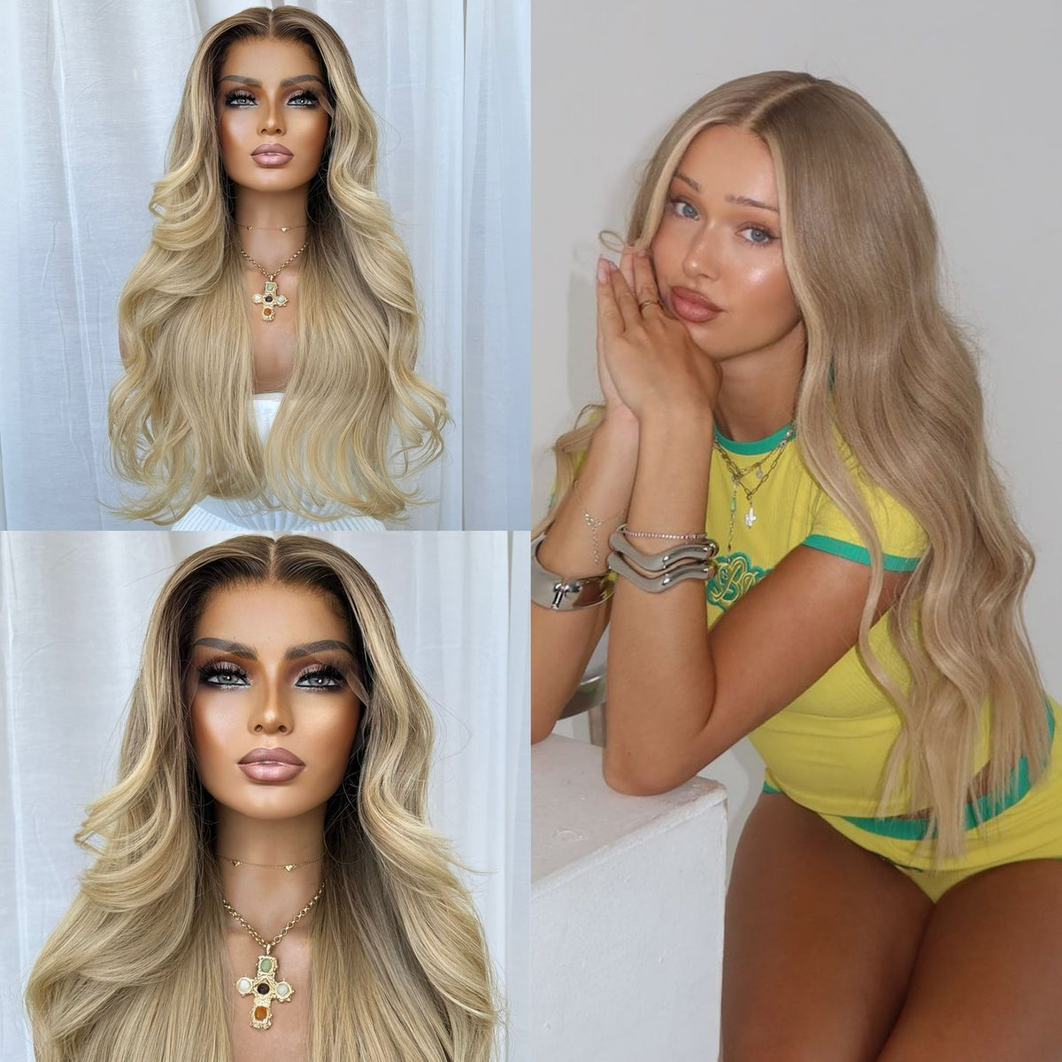 ELOISE | HD FULL LACE STRETCH CAP | M-L