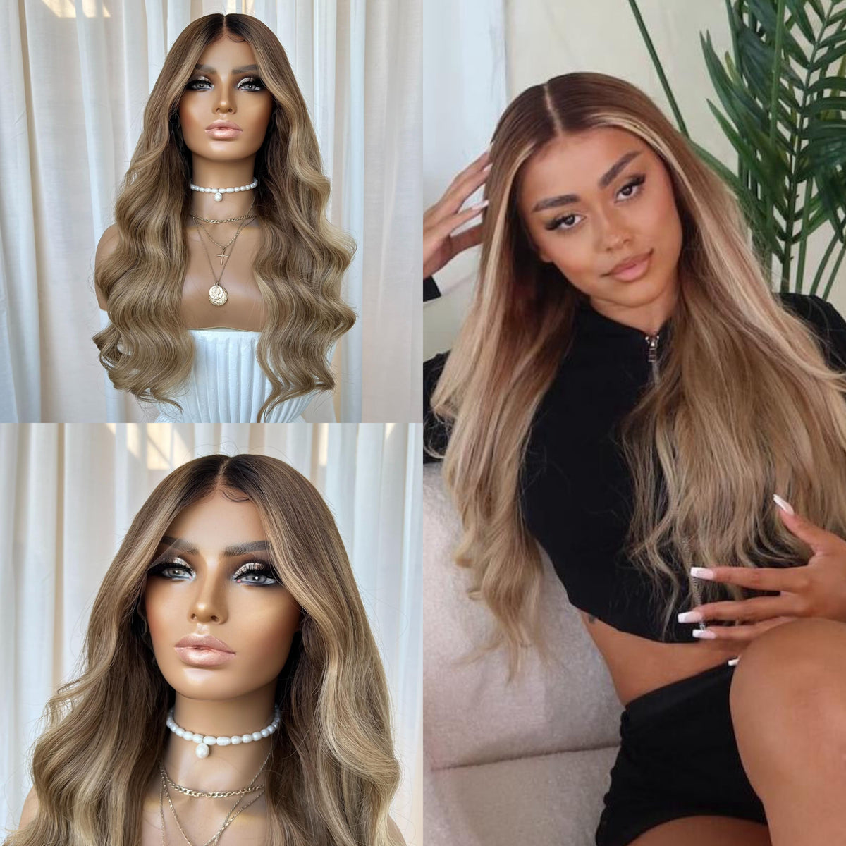 KING KYLIE GOLD | HD FULL LACE STRETCH CAP | M-L
