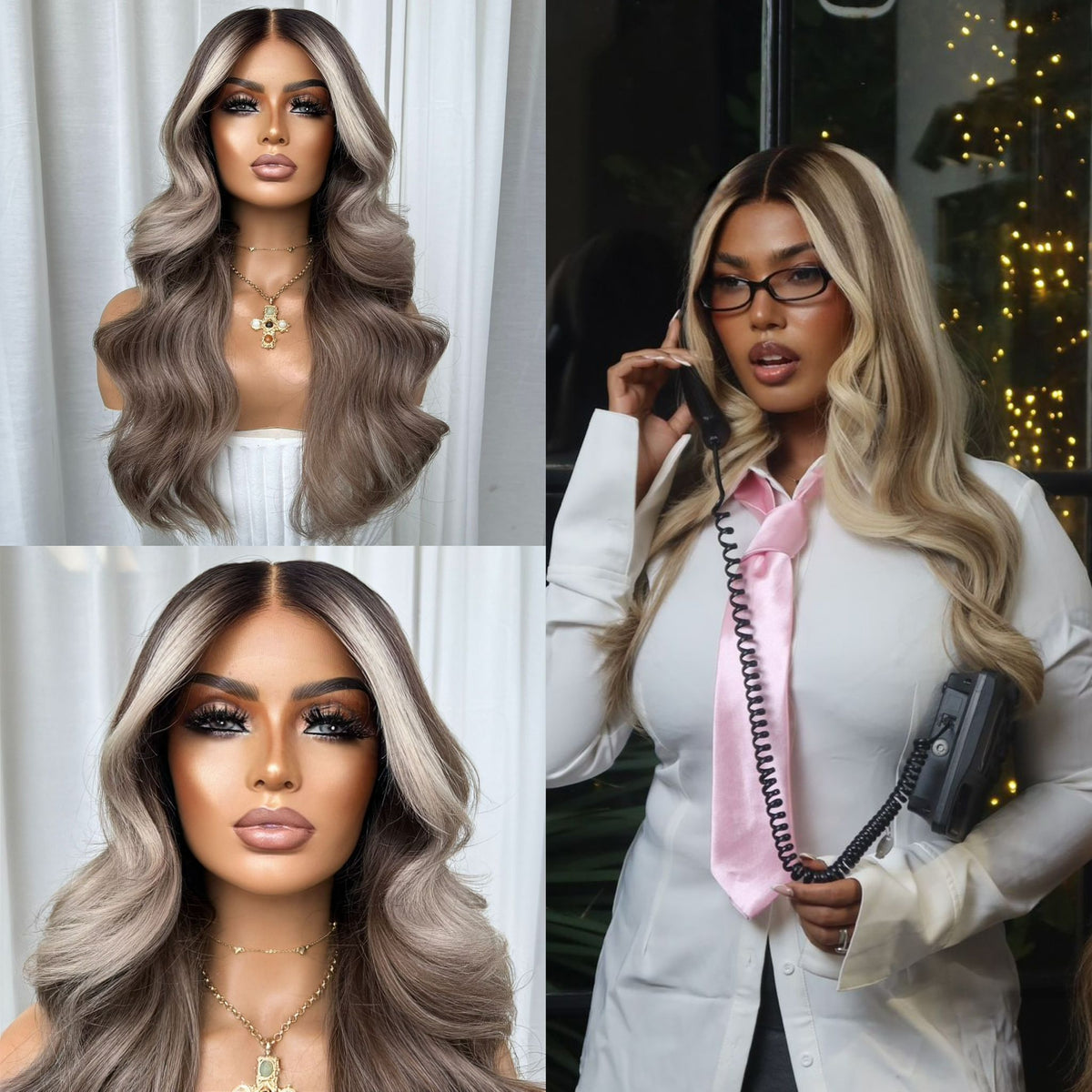 KHLOE | HD FULL LACE STRETCH CAP | S-M