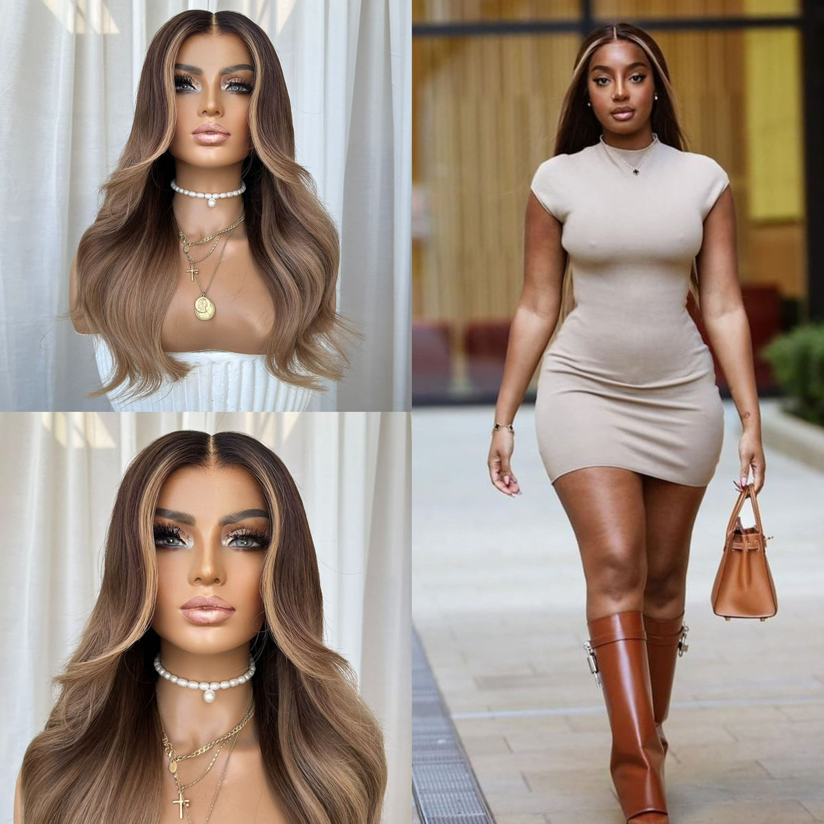 KRISTINA | HD FULL LACE STRETCH CAP | XS-S