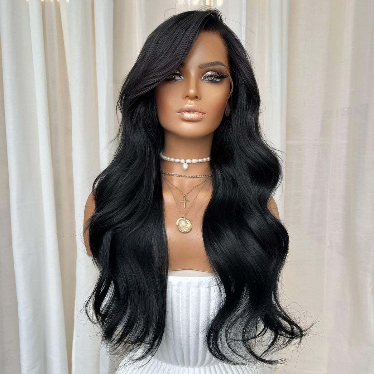 KING KYLIE BLACK | HD FULL LACE STRETCH CAP | M-L
