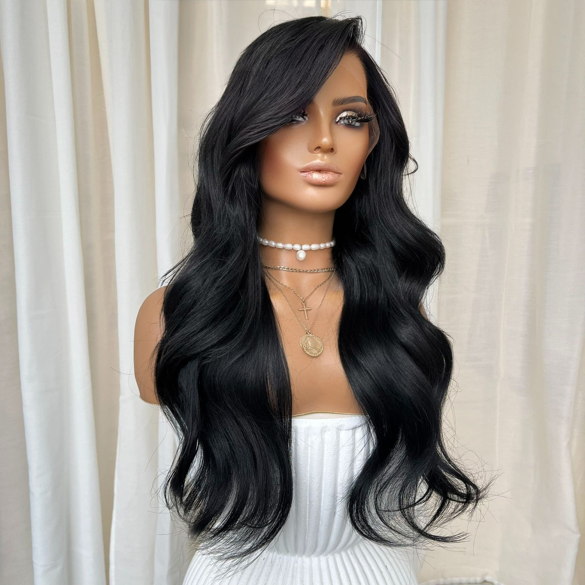 KING KYLIE BLACK | HD FULL LACE STRETCH CAP | M-L