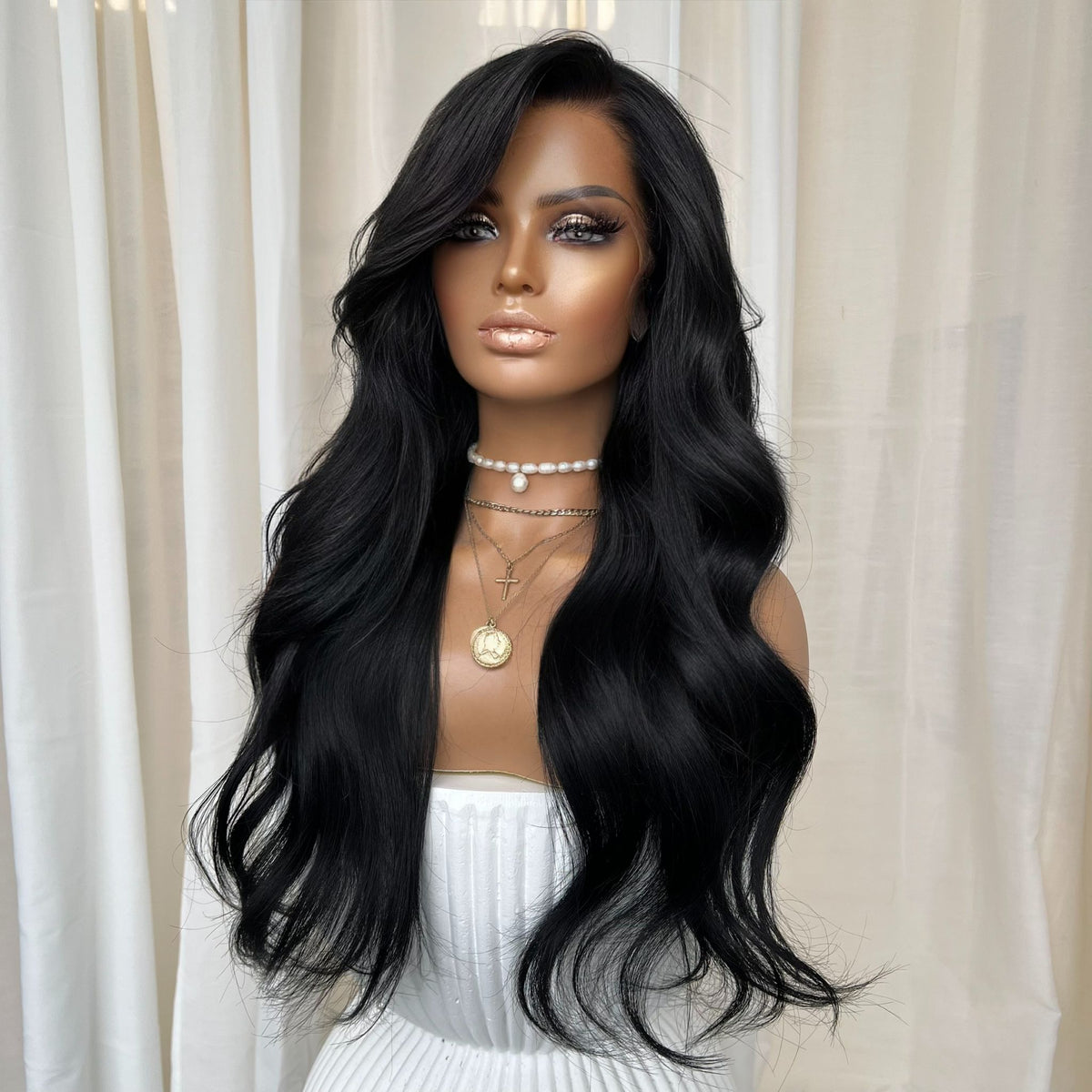 KING KYLIE BLACK | HD FULL LACE STRETCH CAP | M-L