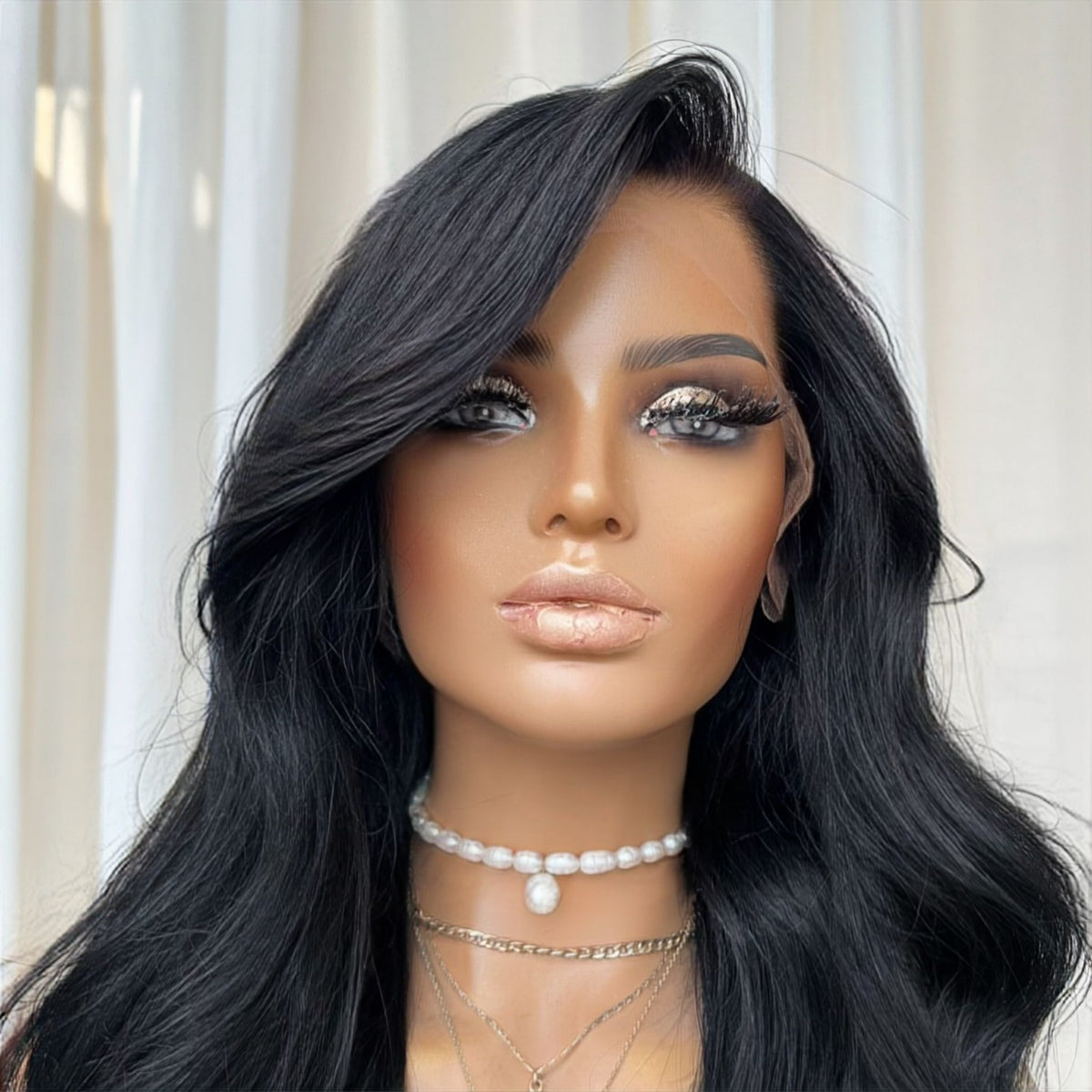 KING KYLIE BLACK | HD FULL LACE STRETCH CAP | M-L