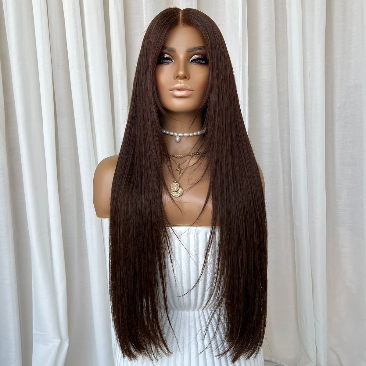 KING KYLIE DARK BROWN |  HD LACE FRONT | CUSTOM MADE