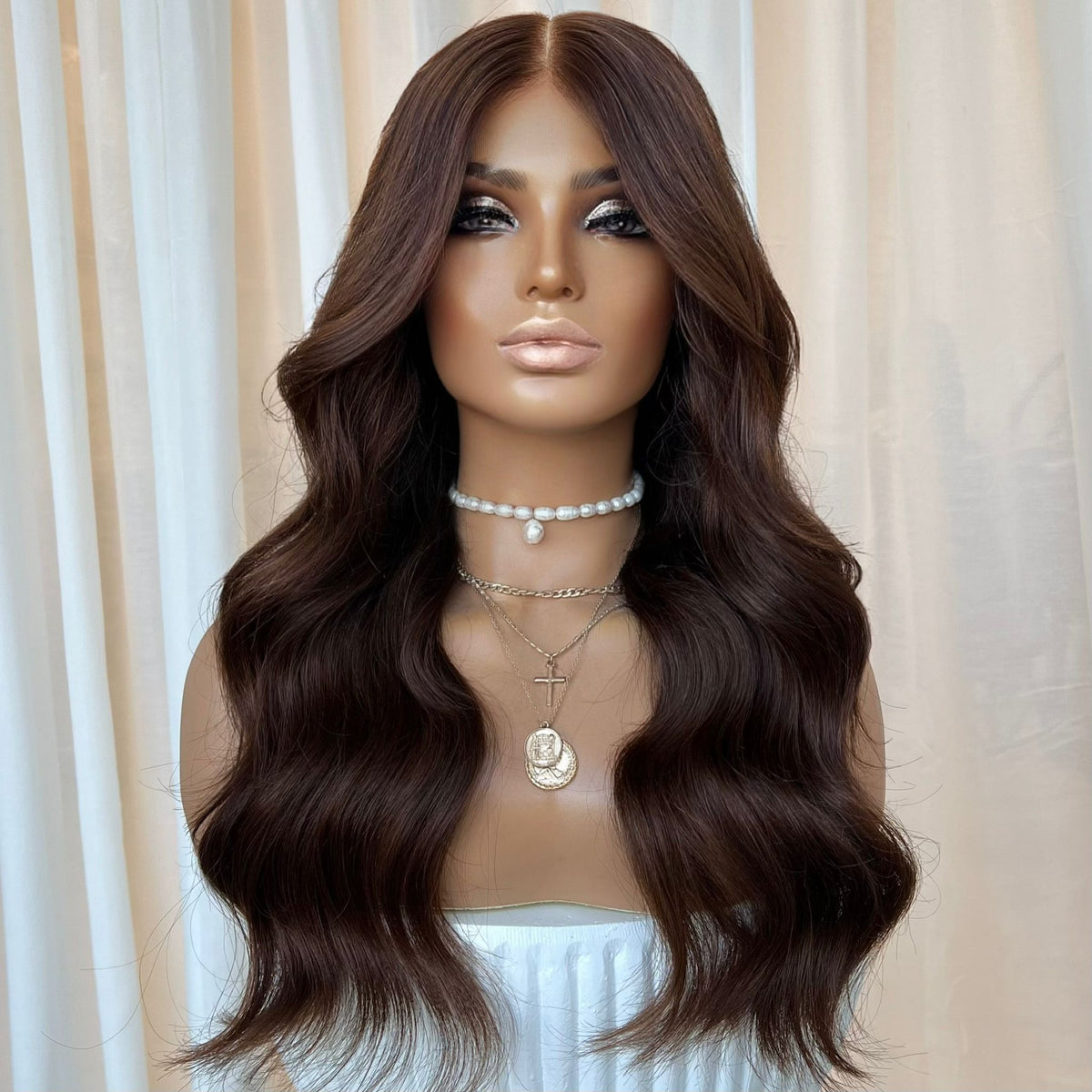 KING KYLIE DARK BROWN |  HD LACE FRONT | CUSTOM MADE