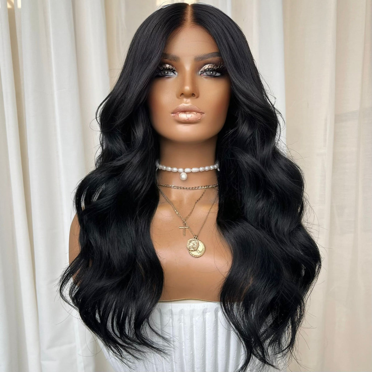 KING KYLIE BLACK | HD FULL LACE STRETCH CAP | M-L