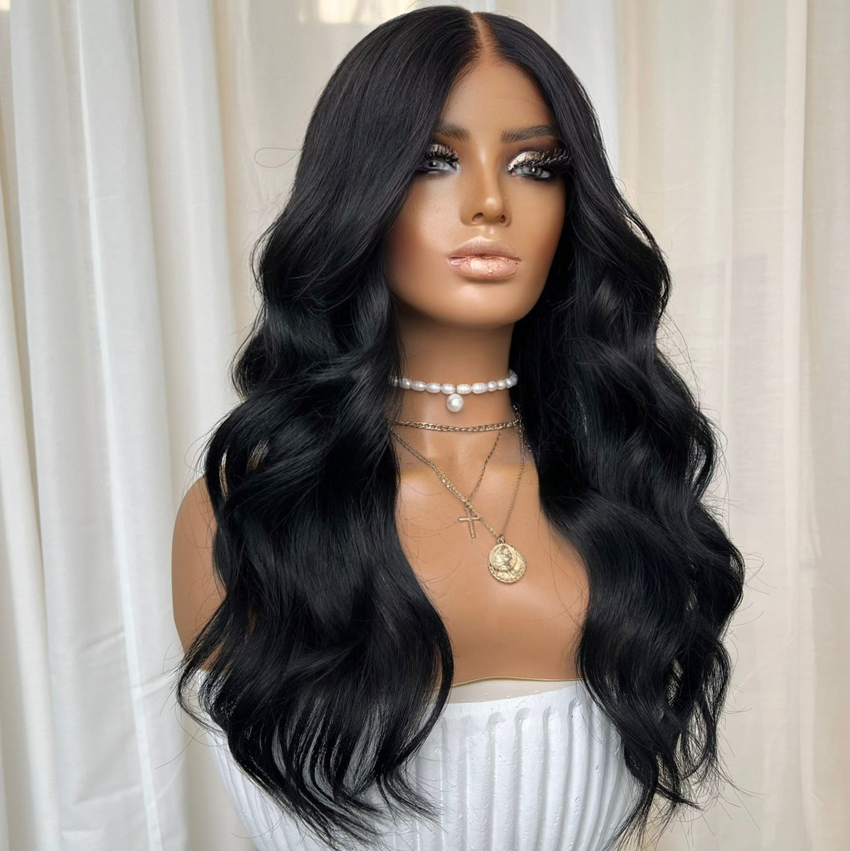 KING KYLIE BLACK | HD FULL LACE STRETCH CAP | M-L