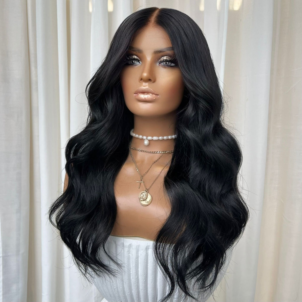 KING KYLIE BLACK | HD FULL LACE STRETCH CAP | M-L