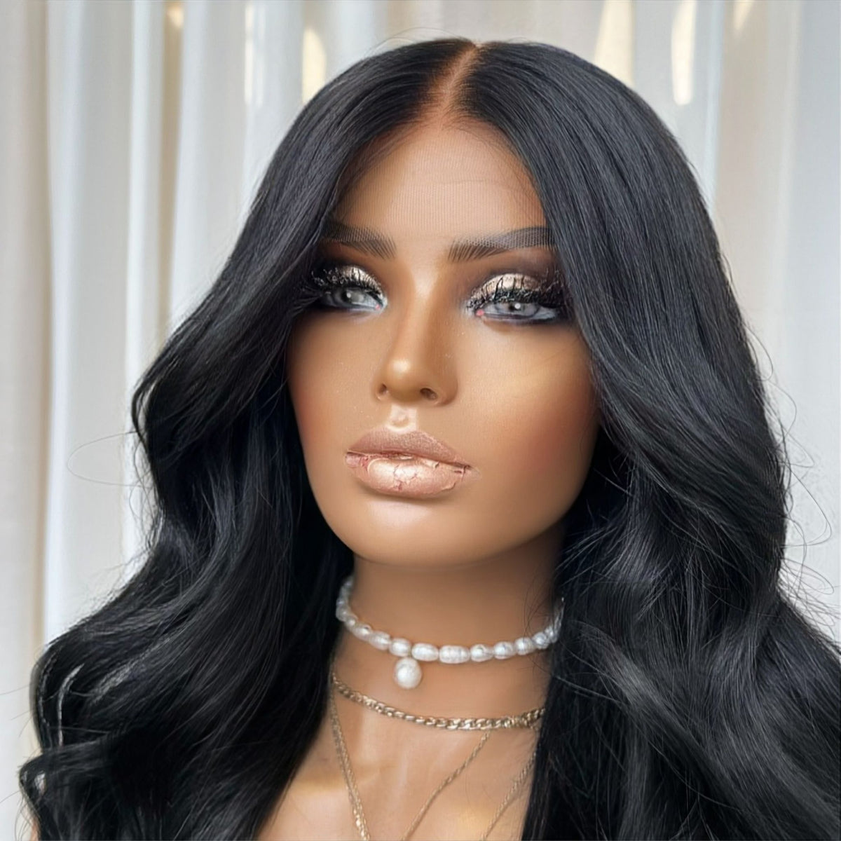 KING KYLIE BLACK | HD FULL LACE STRETCH CAP | M-L