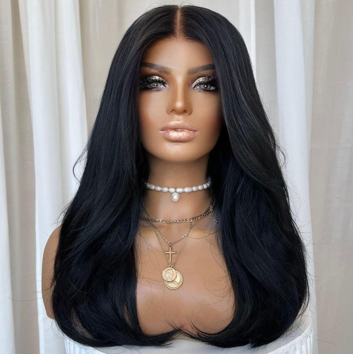 KING KYLIE BLACK | HD FULL LACE STRETCH CAP | M-L