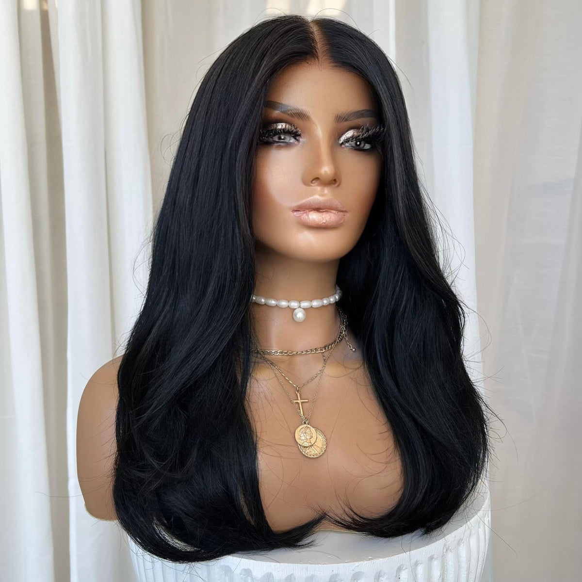 KING KYLIE BLACK | HD FULL LACE STRETCH CAP | M-L