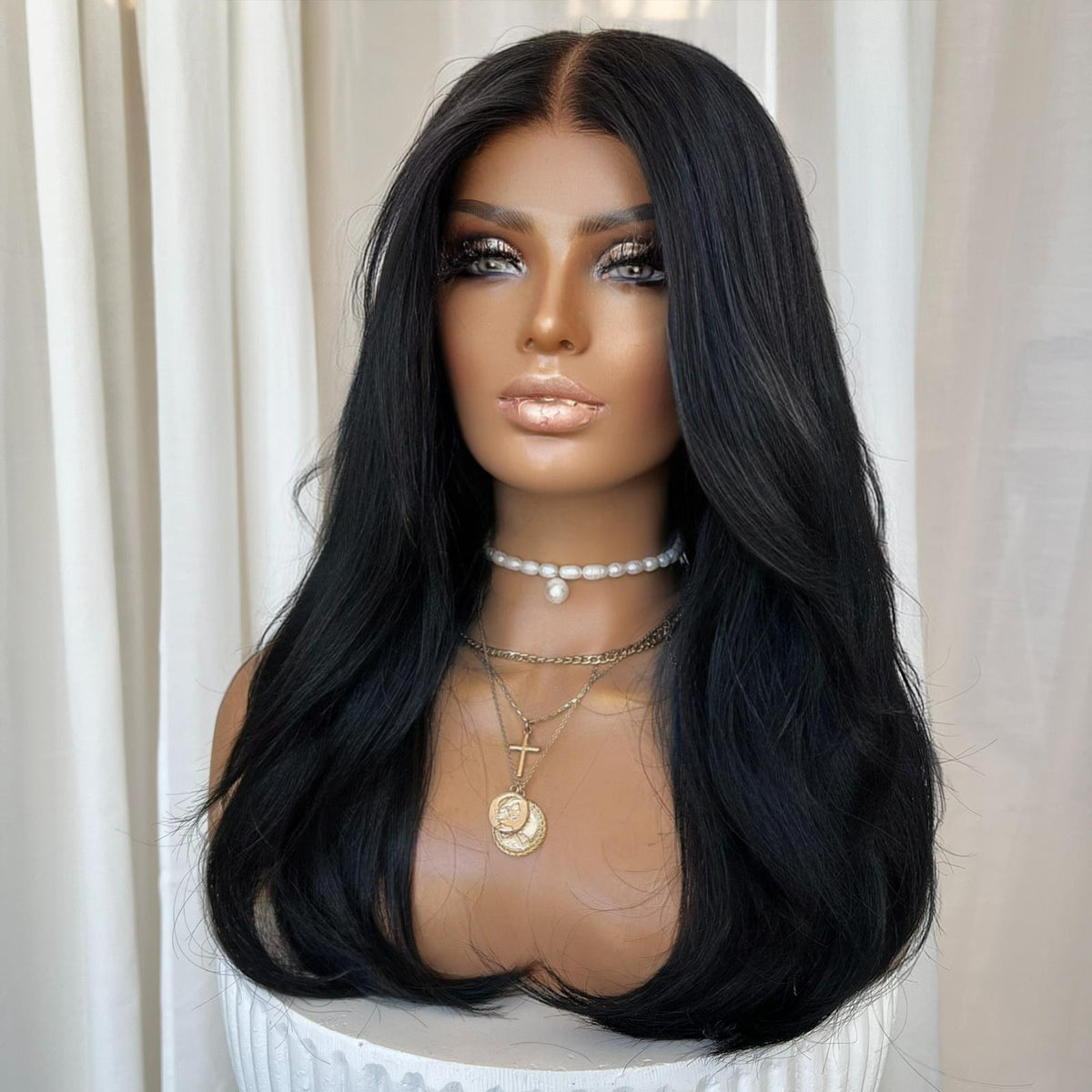 KING KYLIE BLACK | HD FULL LACE STRETCH CAP | M-L