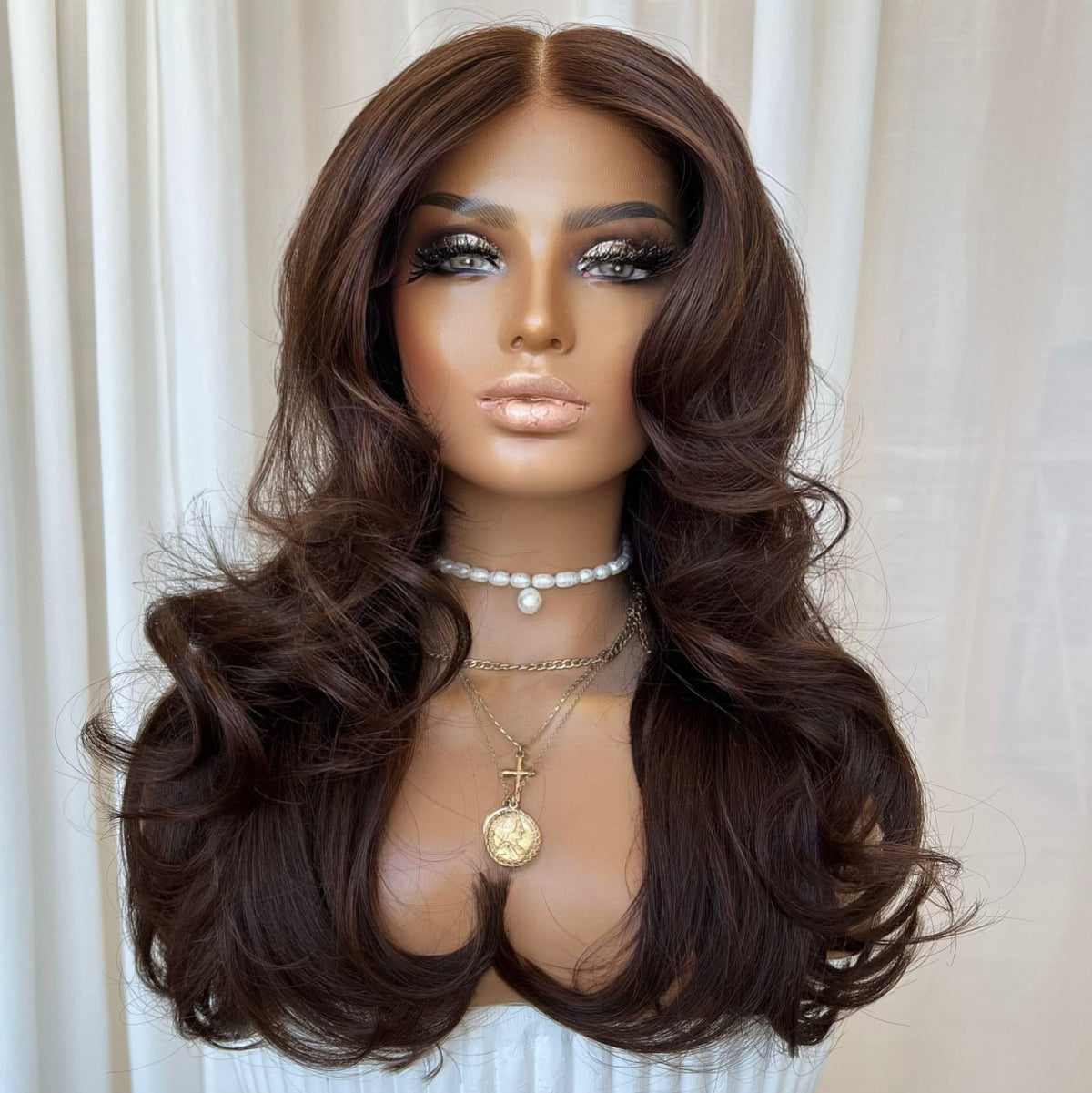 KING KYLIE DARK BROWN | HD LACE FRONT | CUSTOM MADE