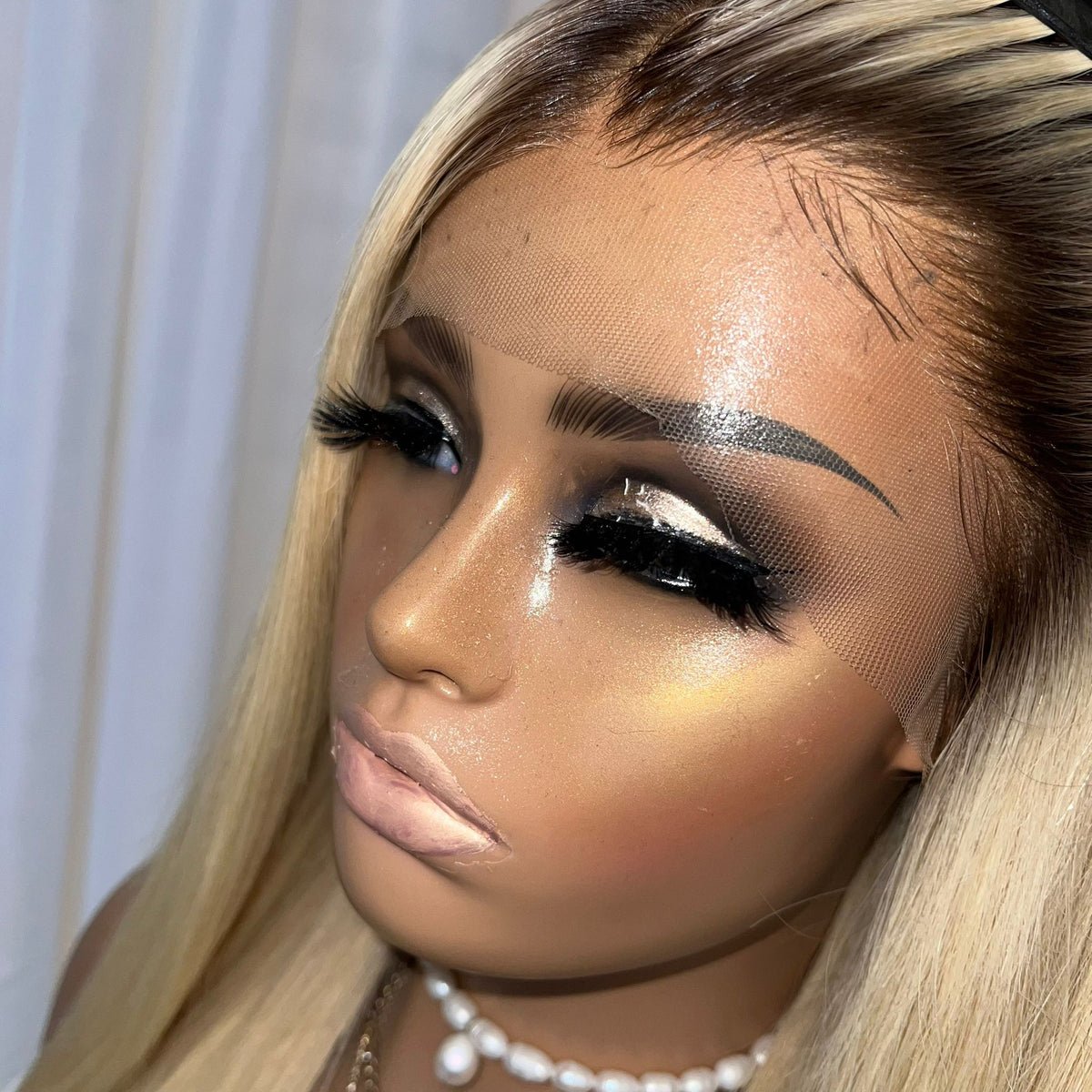 RUSSIAN BLONDE | HD FULL LACE STRETCH CAP | XS-S