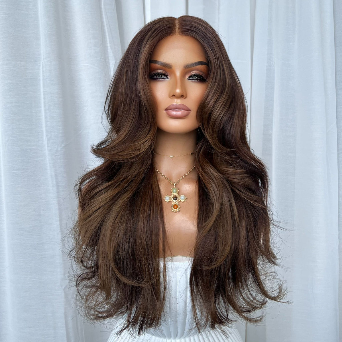 ADRIANA | HD FULL LACE STRETCH CAP | S-M