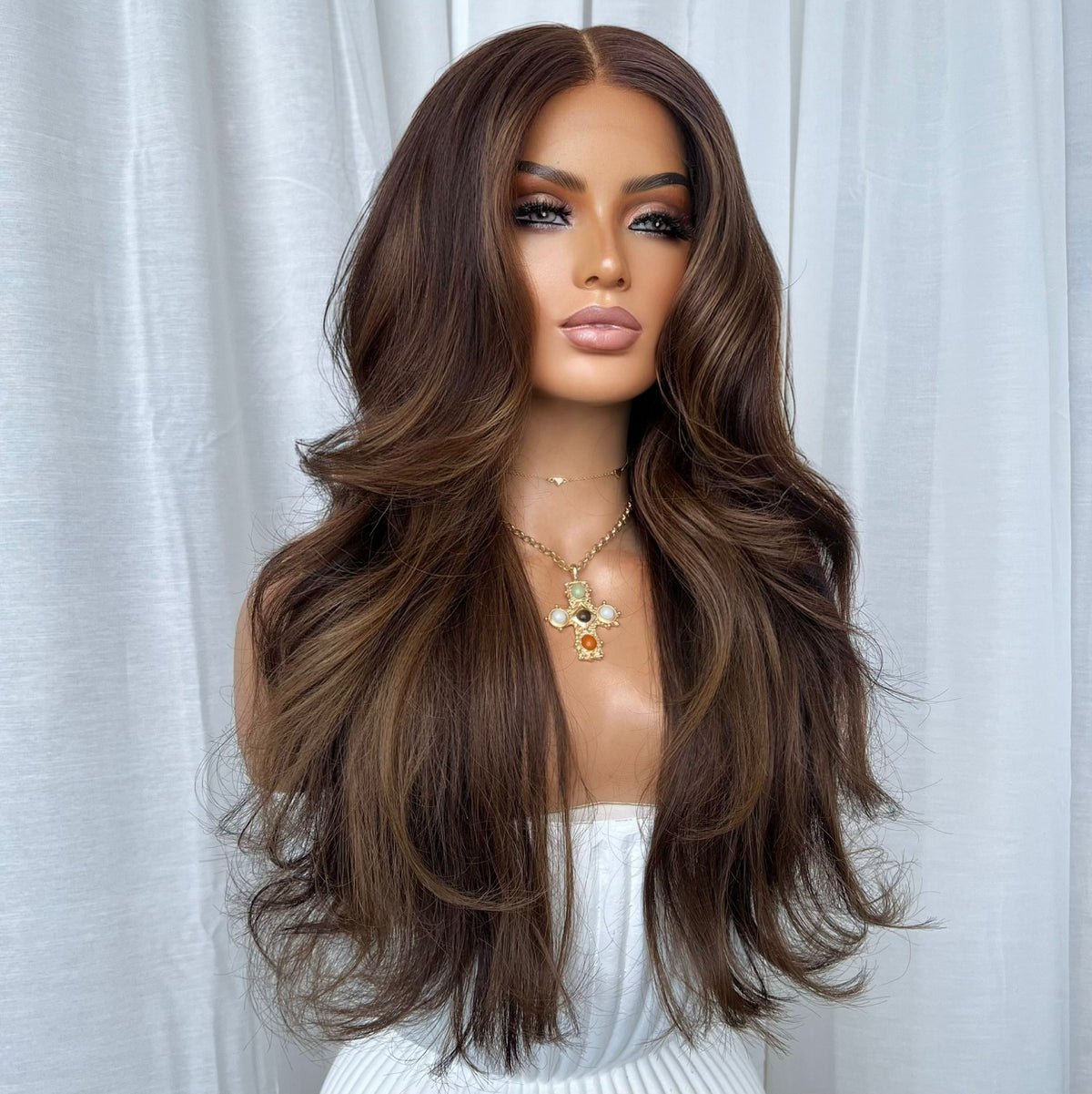 ADRIANA | HD FULL LACE STRETCH CAP | S-M