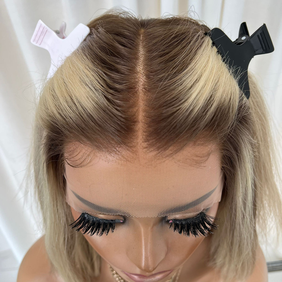 THE BECKY BOB | FULL LACE STRETCH CAP | M-L