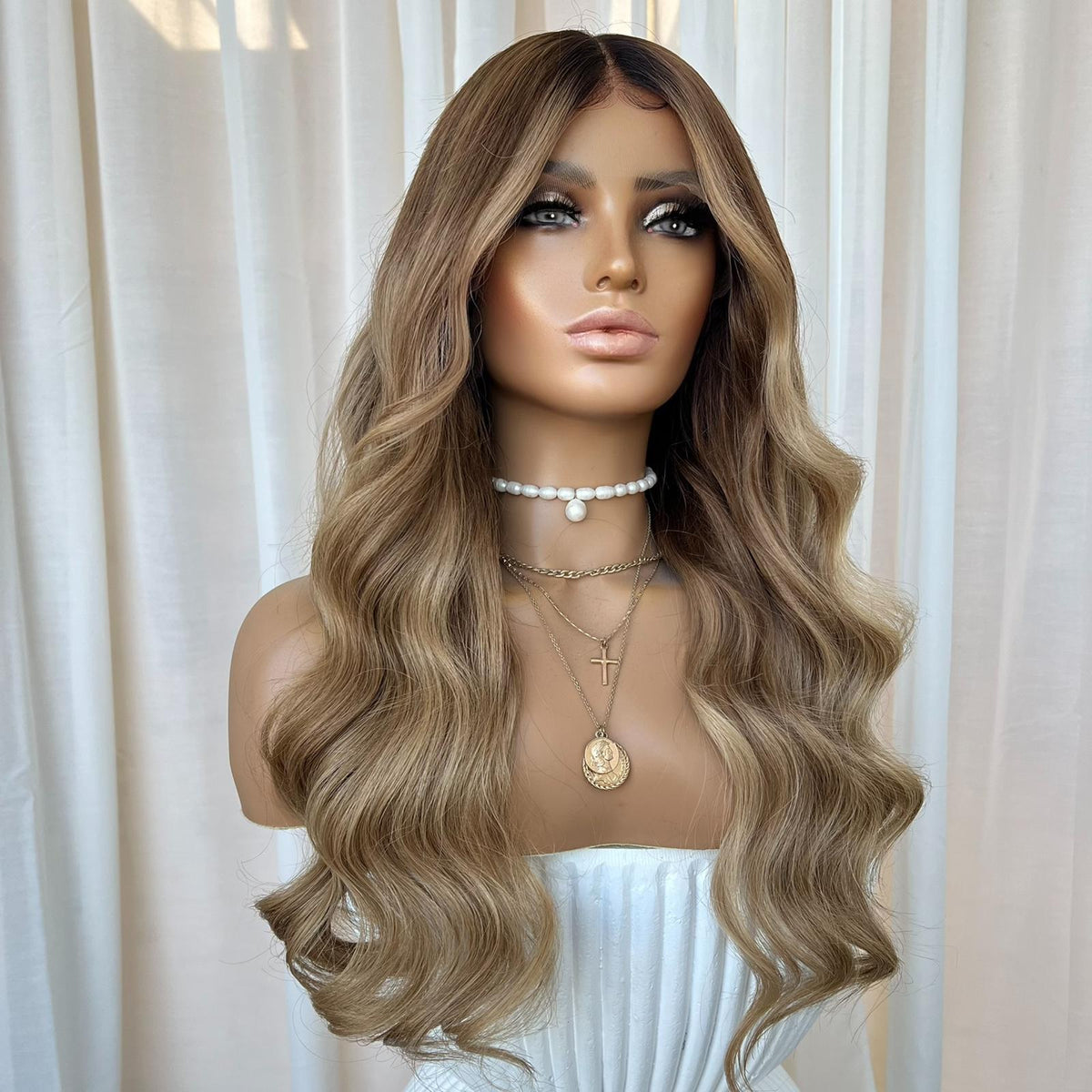 KING KYLIE GOLD | HD FULL LACE STRETCH CAP | M-L