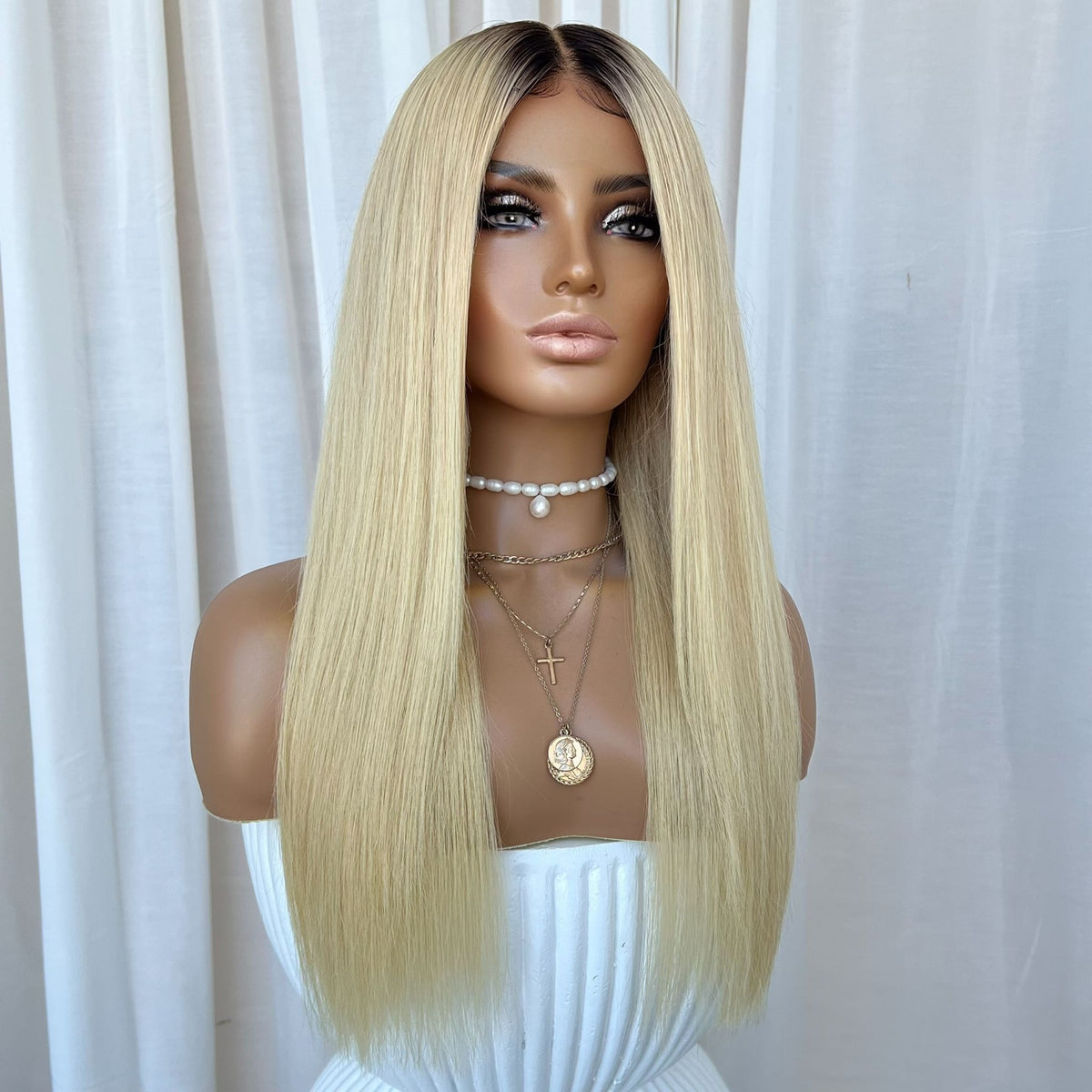 YEEZY GOLD | HD FULL LACE STRETCH CAP | S-M | MADE TO ORDER