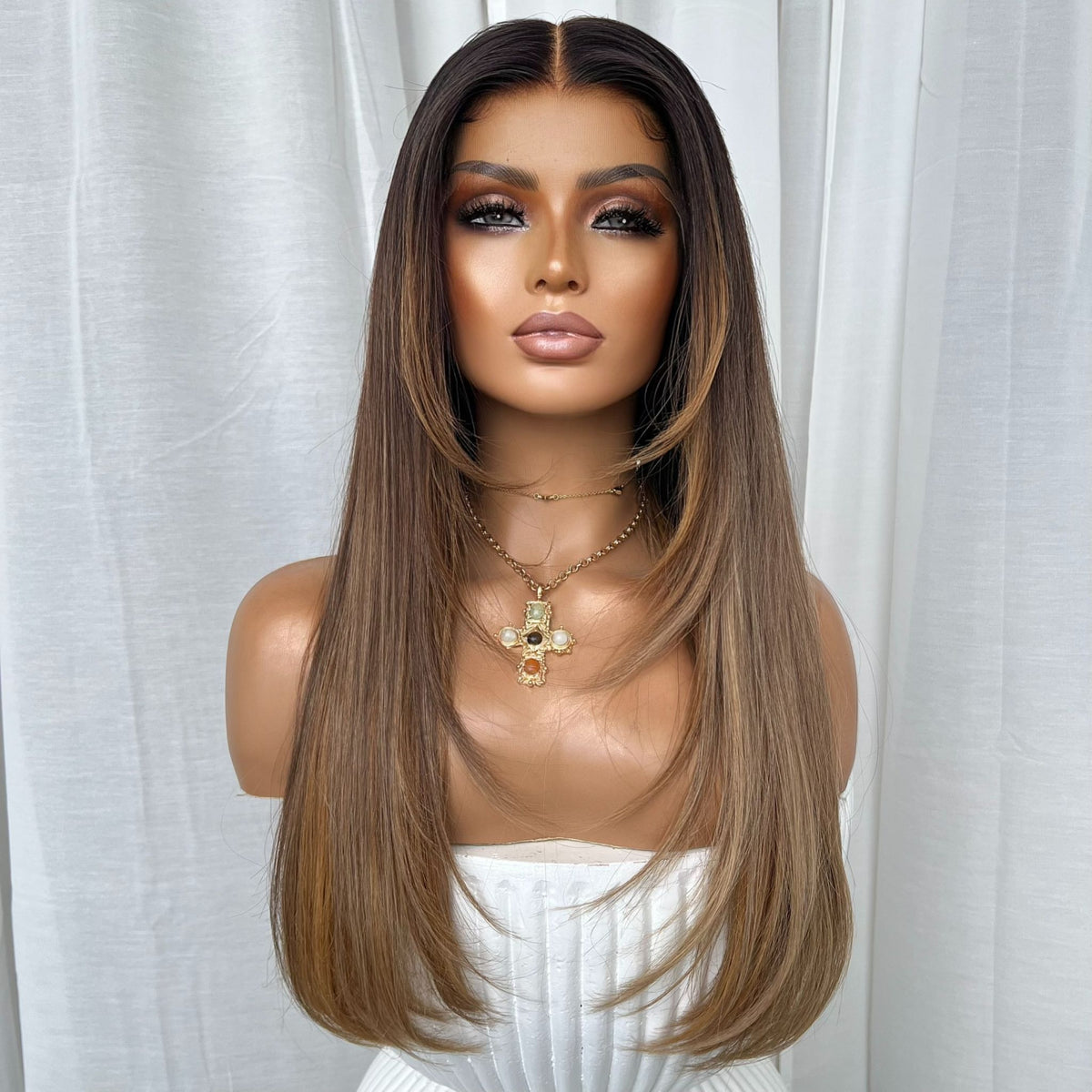 ZARIA | HD FULL LACE STRETCH CAP | XS-S