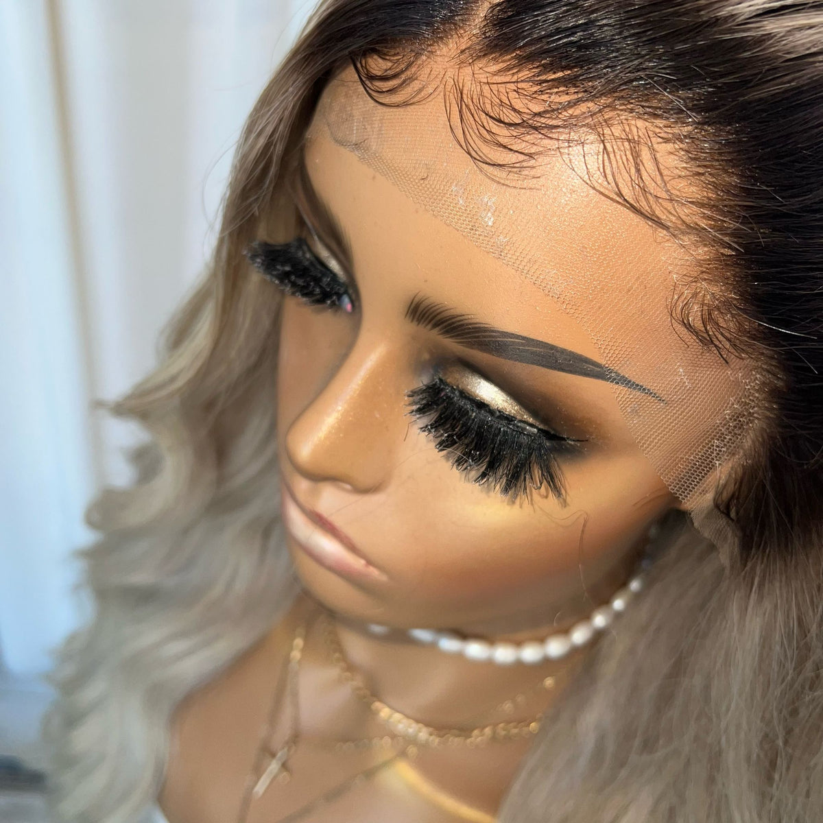 DAISY BLONDE | HD FULL LACE STRETCH CAP | XS-S