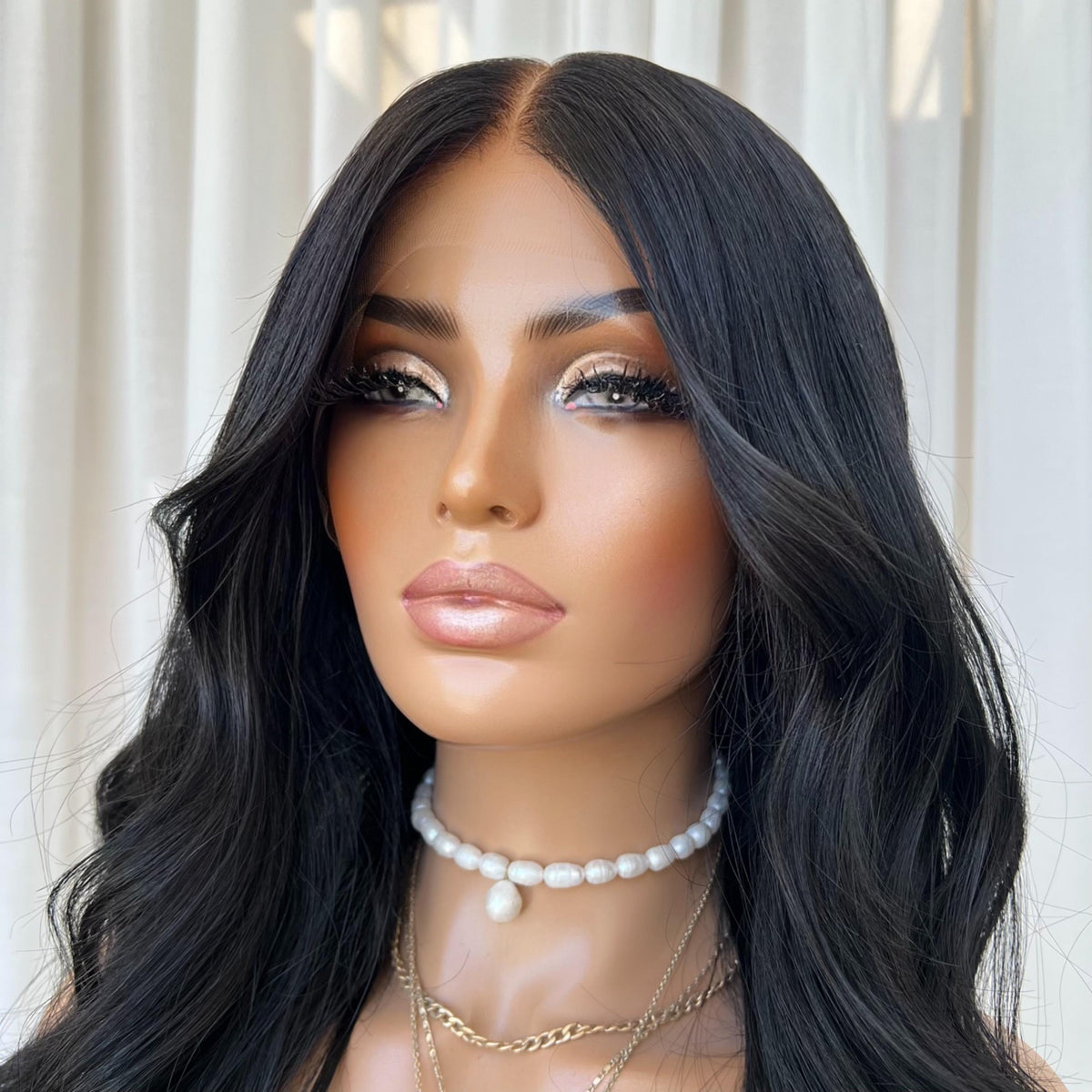 KING KYLIE BLACK RAW WAVY | HD FULL LACE STRETCH CAP | S-M