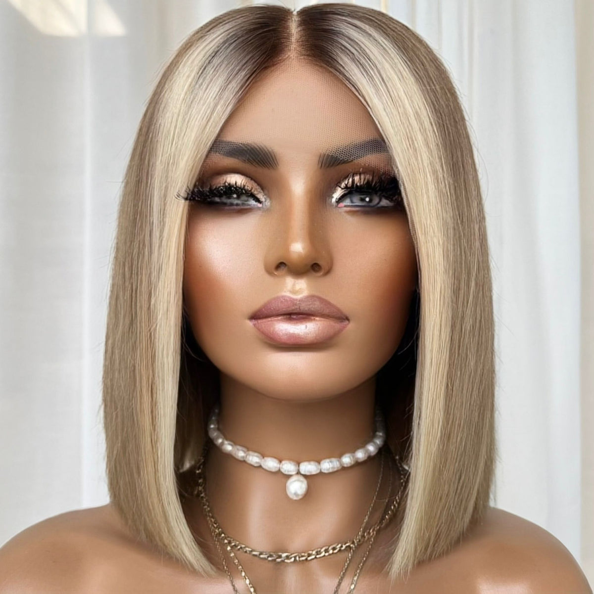 THE BECKY BOB | FULL LACE STRETCH CAP | M-L