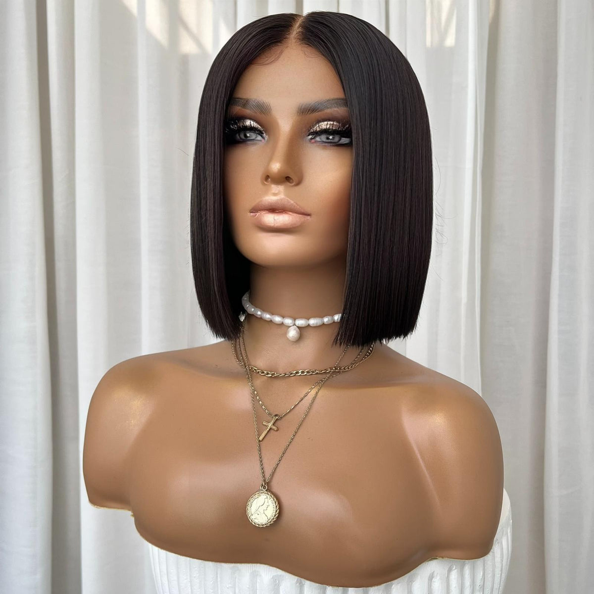 KIM BOB | HD FULL LACE STRETCH CAP | S-M