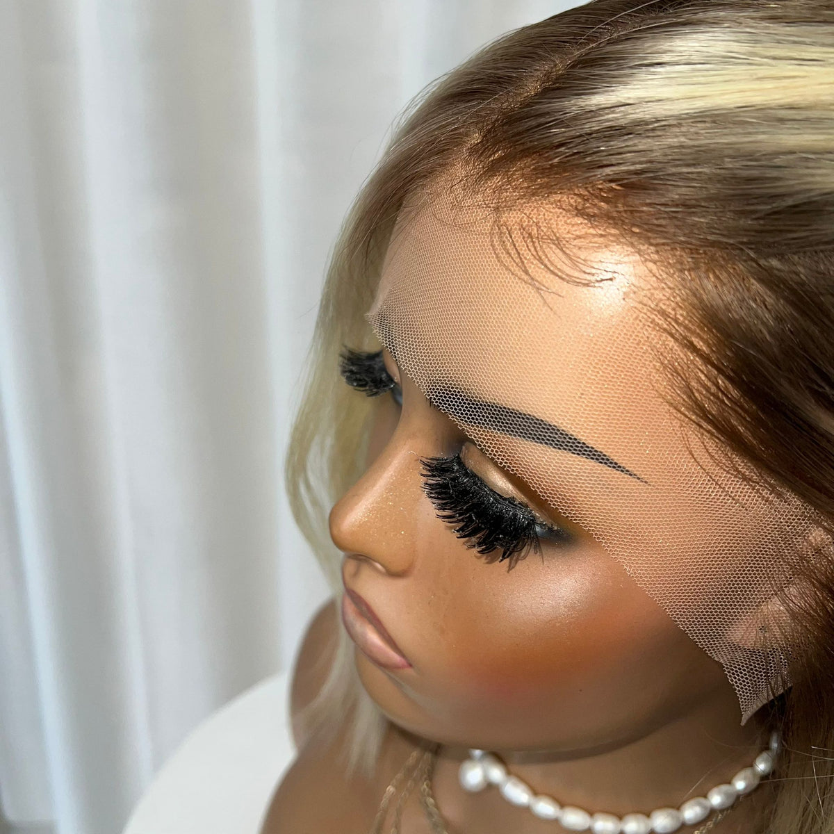 THE BECKY BOB | FULL LACE STRETCH CAP | M-L