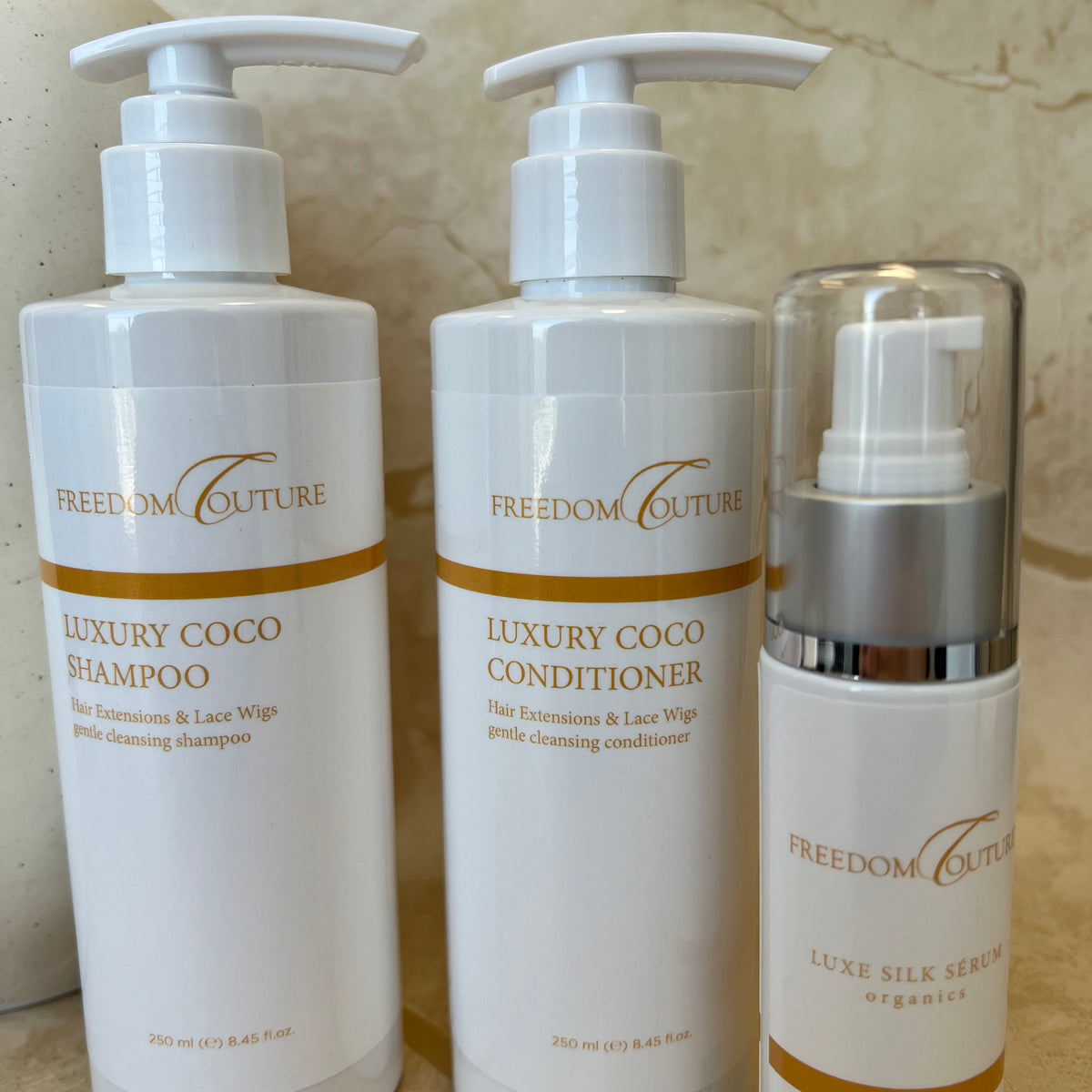 FĆ LUXÈ SHAMPOO, CONDITIONER &amp; SERUM PACKAGE