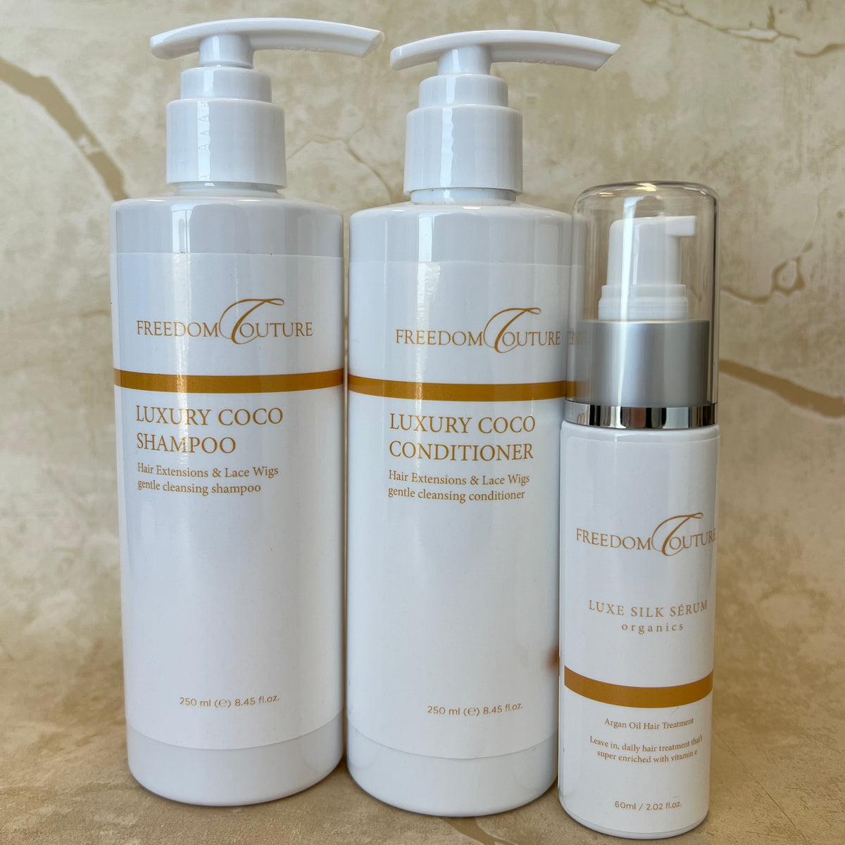 FĆ LUXÈ SHAMPOO, CONDITIONER &amp; SERUM PACKAGE