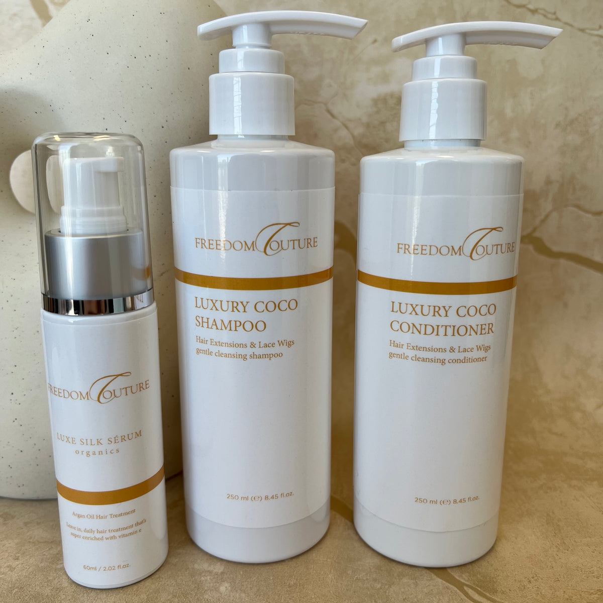 FĆ LUXÈ SHAMPOO, CONDITIONER &amp; SERUM PACKAGE