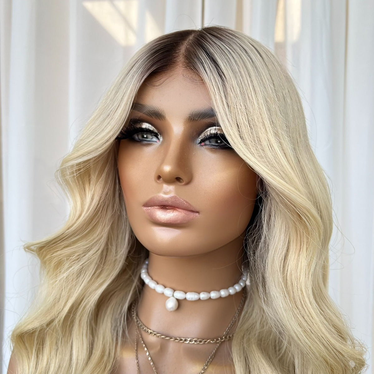 RUSSIAN BLONDE | HD FULL LACE STRETCH CAP | M-L